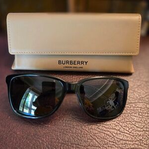 Burberry BE4181 300187 58mm Men's Sunglasses - Black Frame/Gray Lens